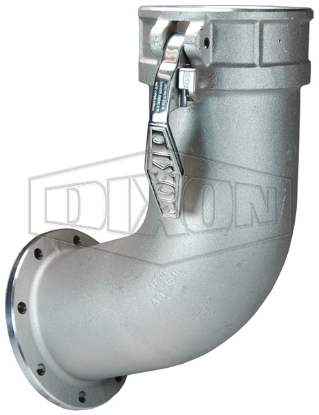 Railroad Tank Car Connection TTMA Flange x Boss-Lock Coupler